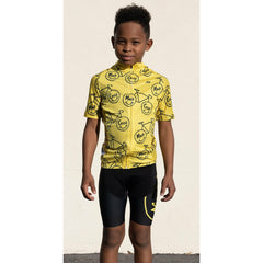 Kid's Happy Riding Cycling Kit Bundle (Jersey/Shorts/Buff)
