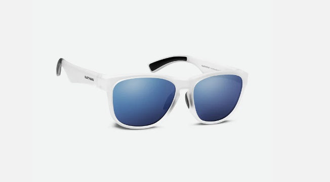 Nathan Summit Polarized Running Sunglasses - Clear/Blue