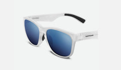 Nathan Summit Polarized Running Sunglasses - Clear/Blue