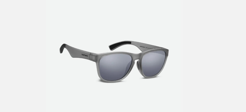 Nathan Summit Polarized Running Sunglasses - Clear-Gray/Gray