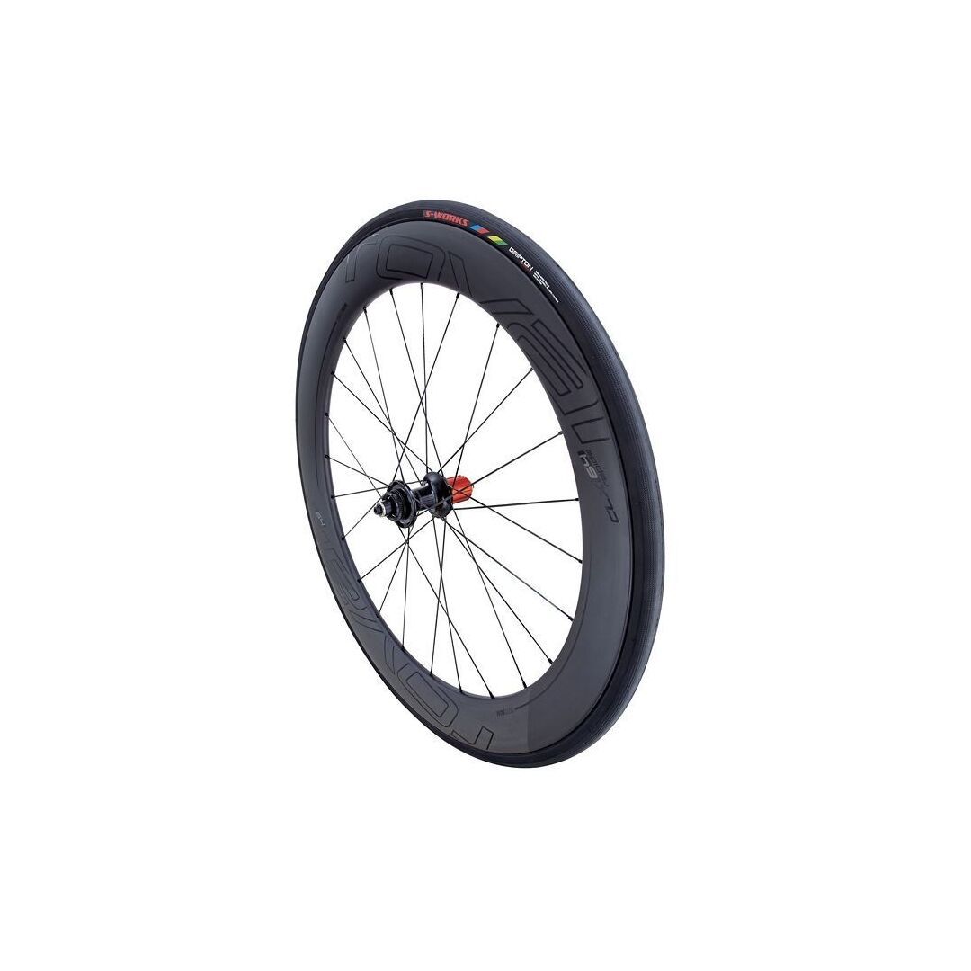 Roval CLX 64 Carbon Disc Clincher Wheel - Rear