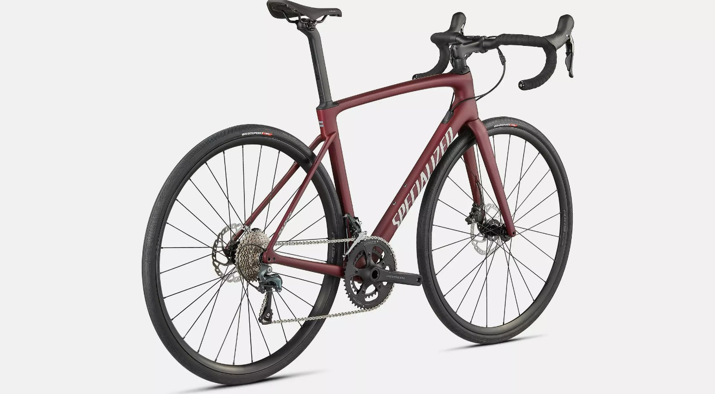 Specialized Roubaix Carbon Shimano Disc Road Bike - 54 /  TarmacBlack/MetallicWhite/BlackReflective