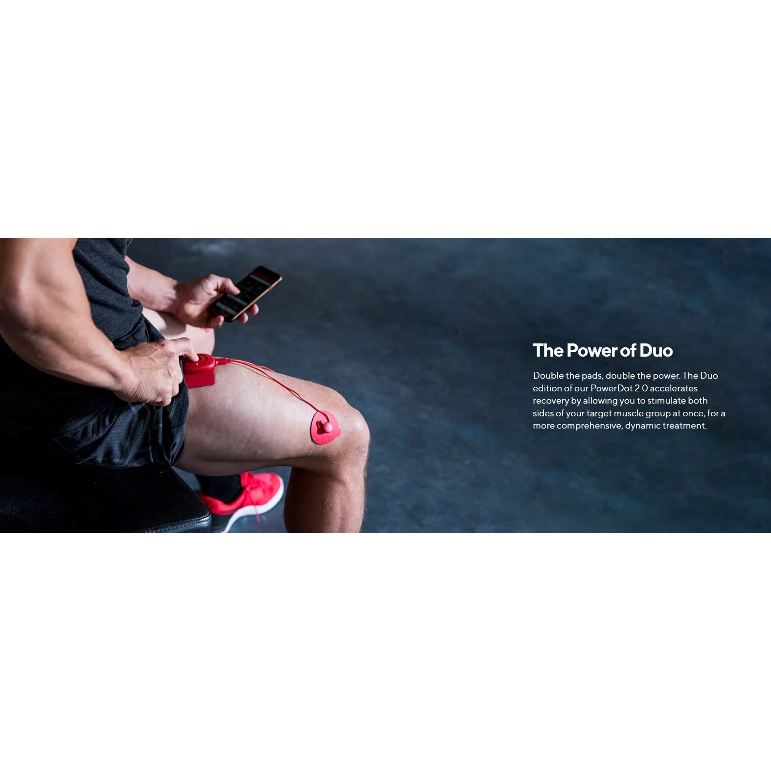 PowerDot 2.0 Duo Smart Muscle & Nerve Stimulator - Blue