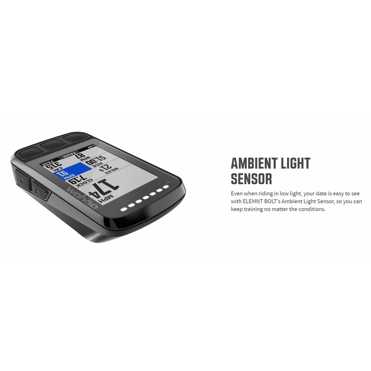 Wahoo elemnt ant+ discount lights